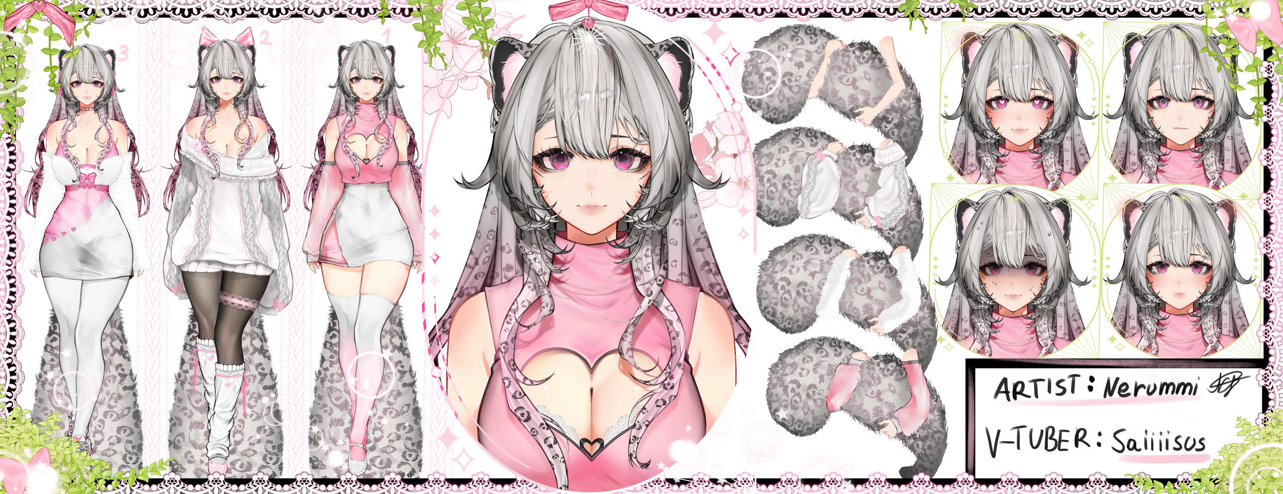 FULLBODY VTUBER Model art