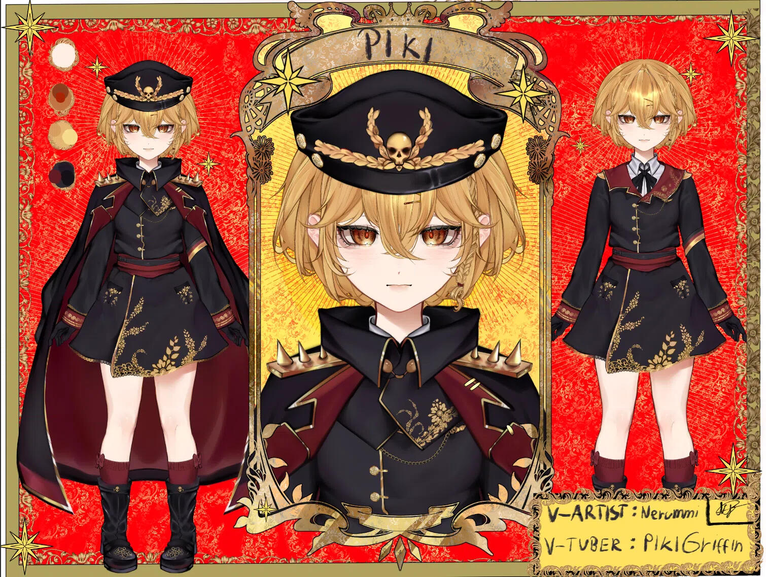 FULLBODY VTUBER Model art