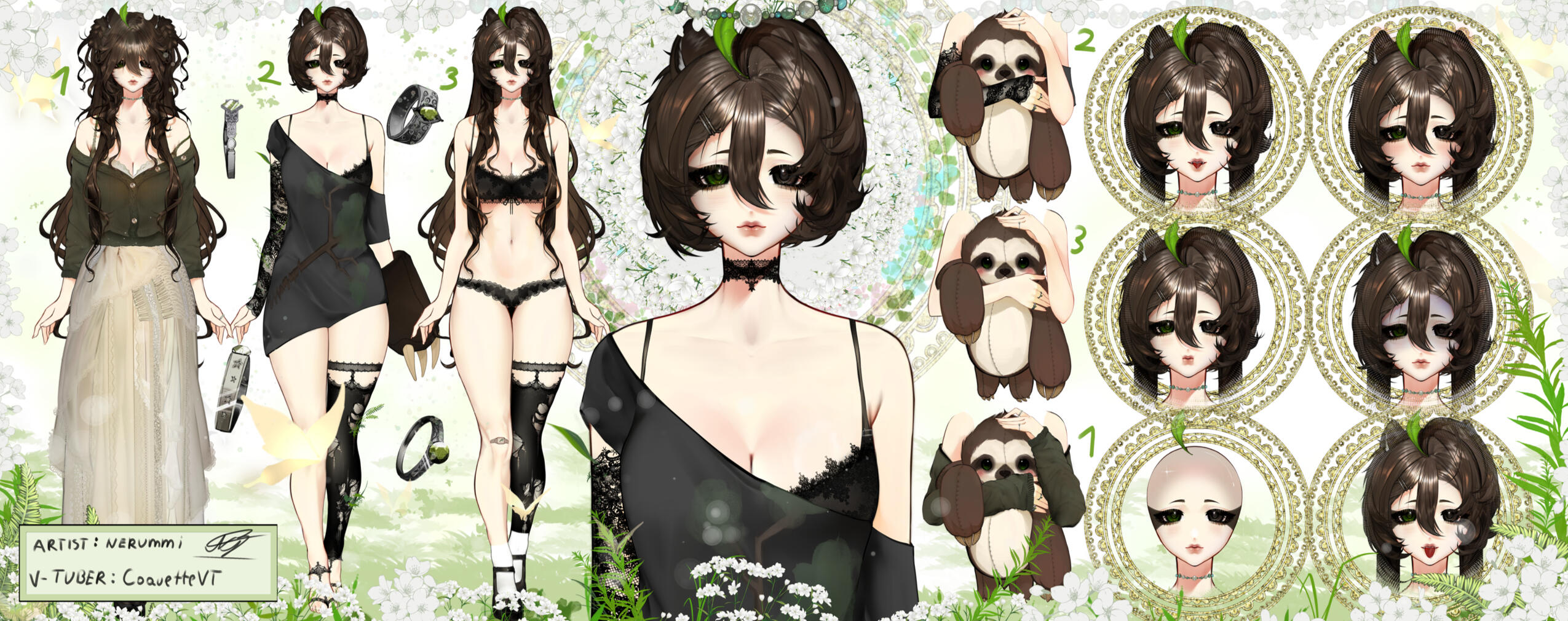 FULLBODY VTUBER Model art